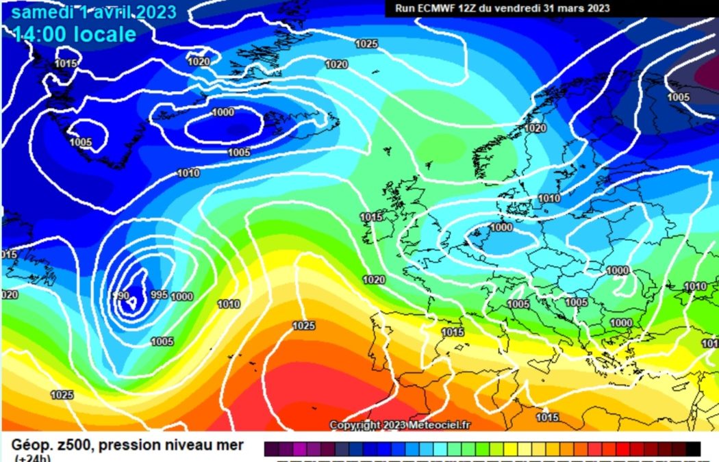 Previsione per sabato 1 aprile