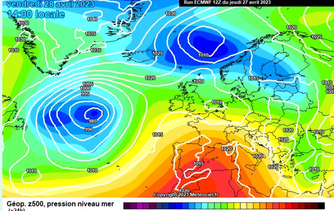 Previsione per venerdì 28 aprile
