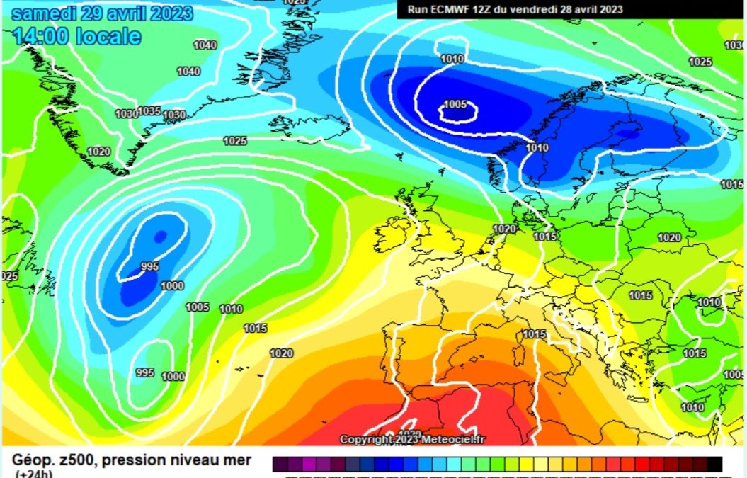 Previsione per sabato 29 aprile