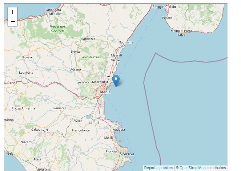 Forte scossa di terremoto a Catania