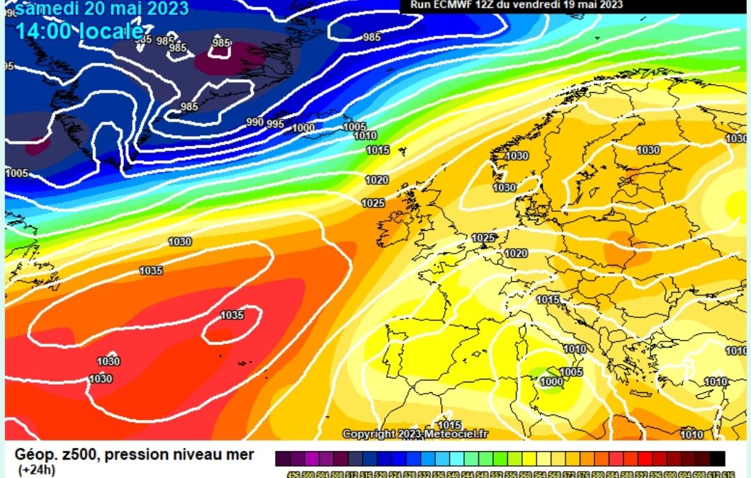 Previsione per sabato 20 maggio