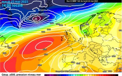 Previsione per martedì 23 maggio