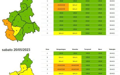 Allerta meteo sul Piemonte