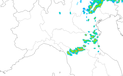 Animazione temporali previsti per la giornata di oggi