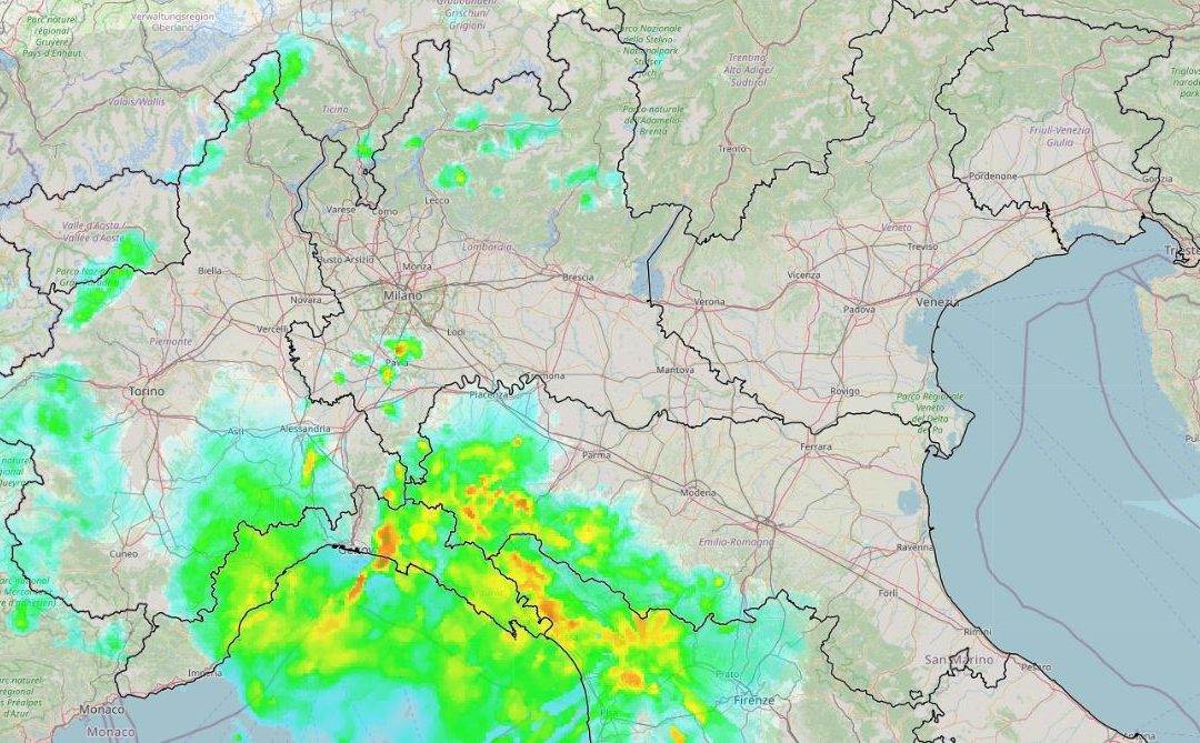 Peggioramento in atto al Nord