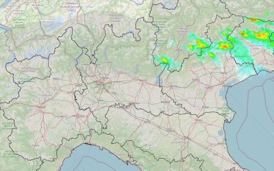 Situazione live con instabilità al Nord-Est