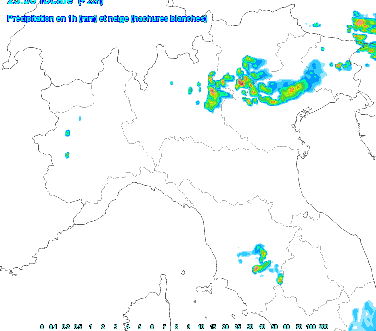 Animazione piogge e temporali per la seconda parte di giornata