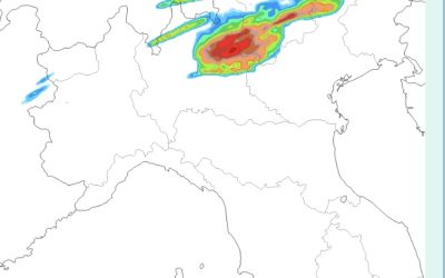 Animazione temporali previsti per oggi
