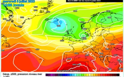 Previsione per mercoledì 5 luglio