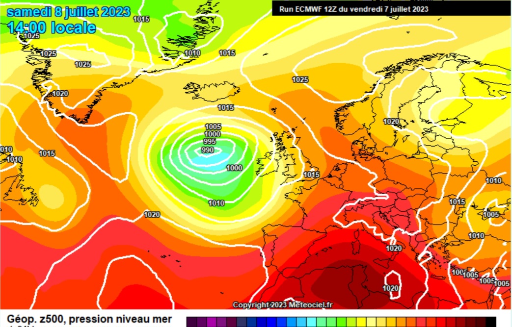 Previsione per sabato 8 luglio