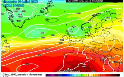 Previsione per domenica 30 luglio