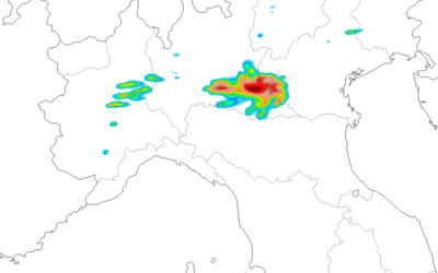 Animazione temporali del pomeriggio/notte