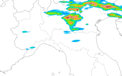 Animazione temporali previsti per oggi