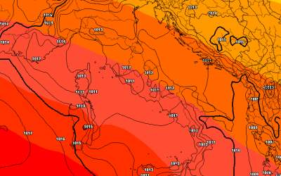 LE PREVISIONI PER LUNEDÌ 31 LUGLIO