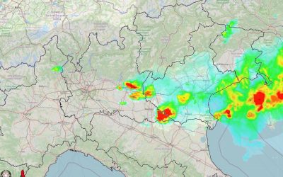 Continuano i forti temporali al Nord