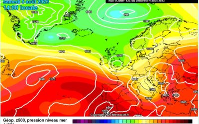 Previsione per sabato 5 agosto