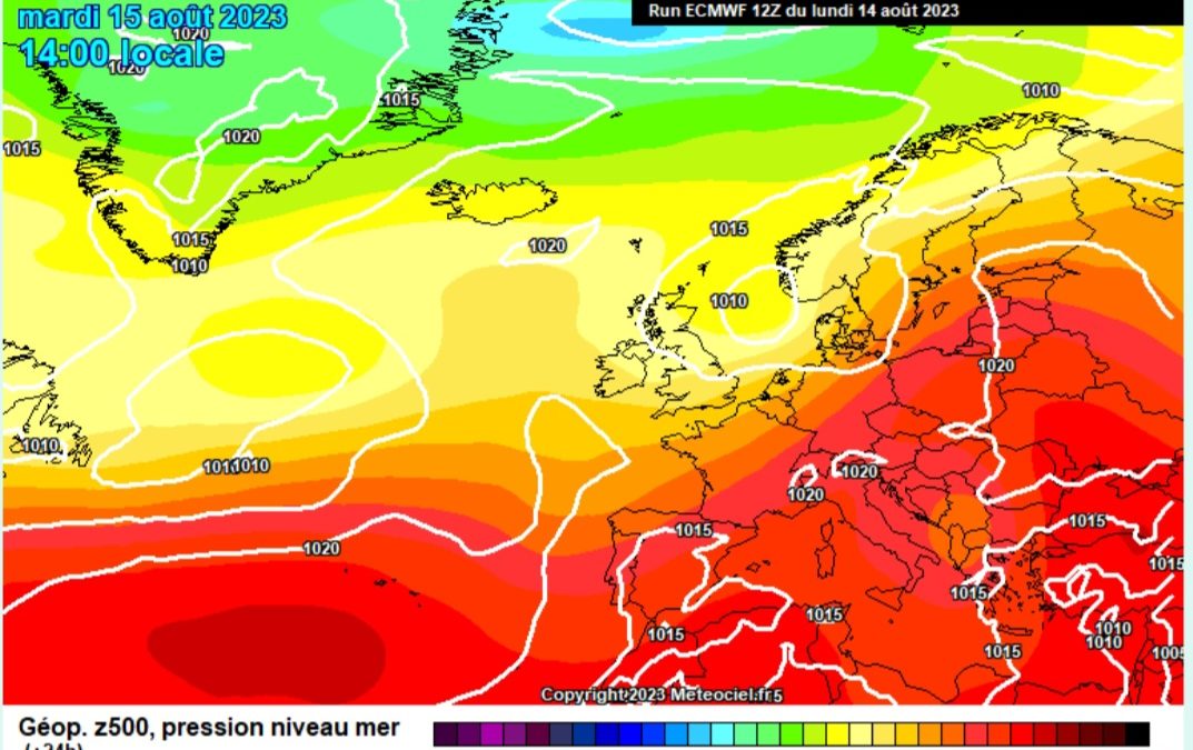 Previsione per martedì 15 agosto