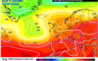 Previsione per giovedì 17 agosto