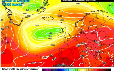 Previsione per sabato 19 agosto