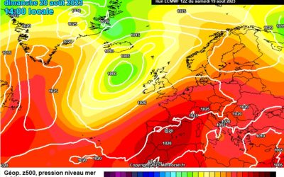 Previsione per domenica 20 agosto
