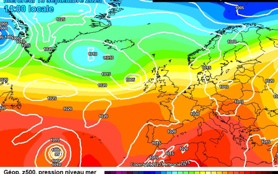 Previsione per mercoledì 13 settembre