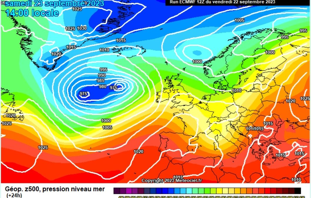 Previsione per sabato 23 settembre