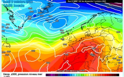 Previsione per lunedì 2 ottobre