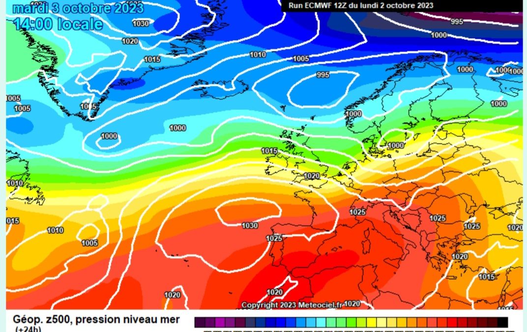 Previsione per martedì 3 ottobre
