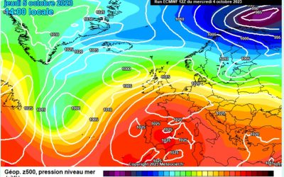 Previsione per giovedì 5 ottobre