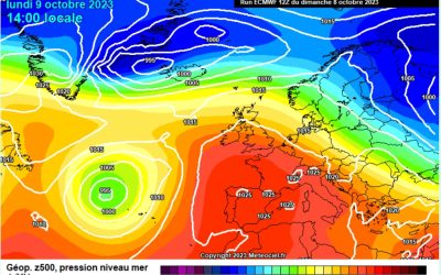 Previsione per lunedì 9 ottobre