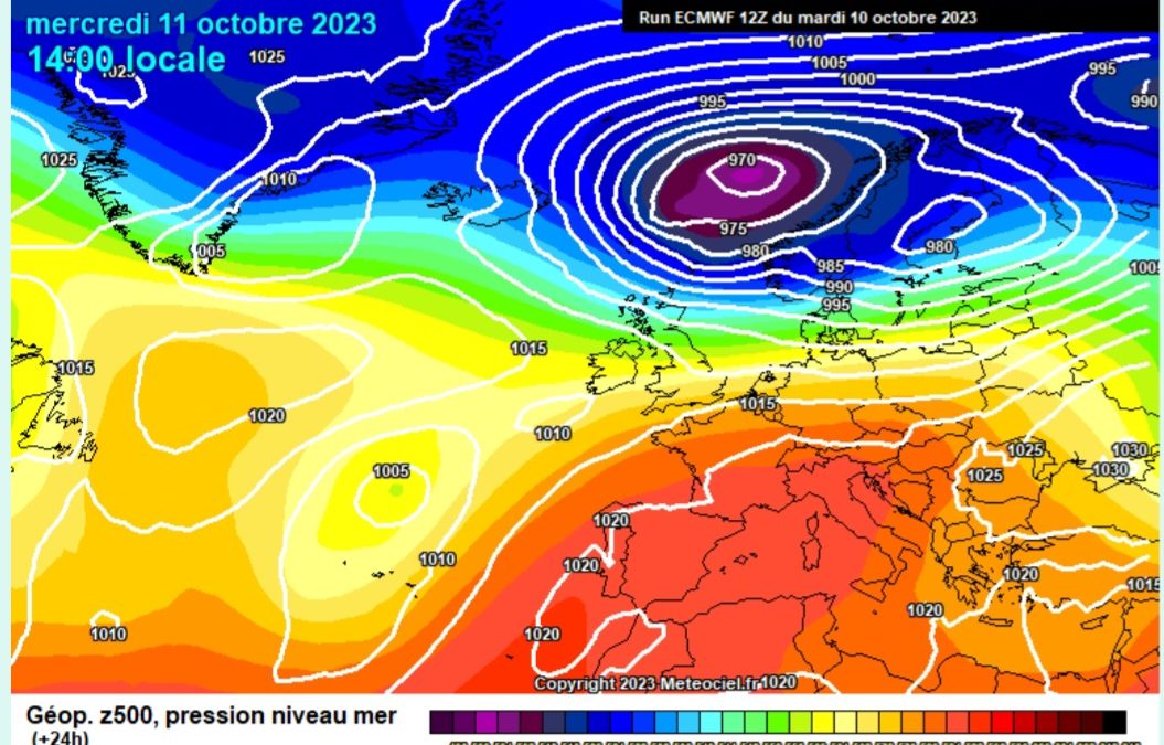 Previsione per mercoledì 11 ottobre