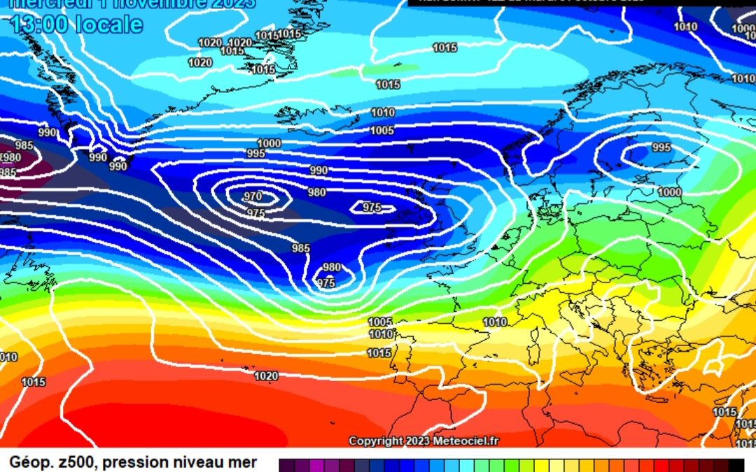 Previsione per mercoledì 1 novembre