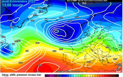 Previsione per giovedì 9 novembre