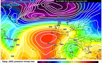 Previsione per mercoledì 22 novembre