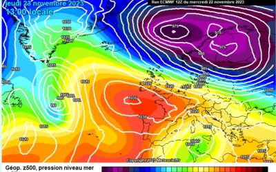 Previsione per giovedì 23 novembre