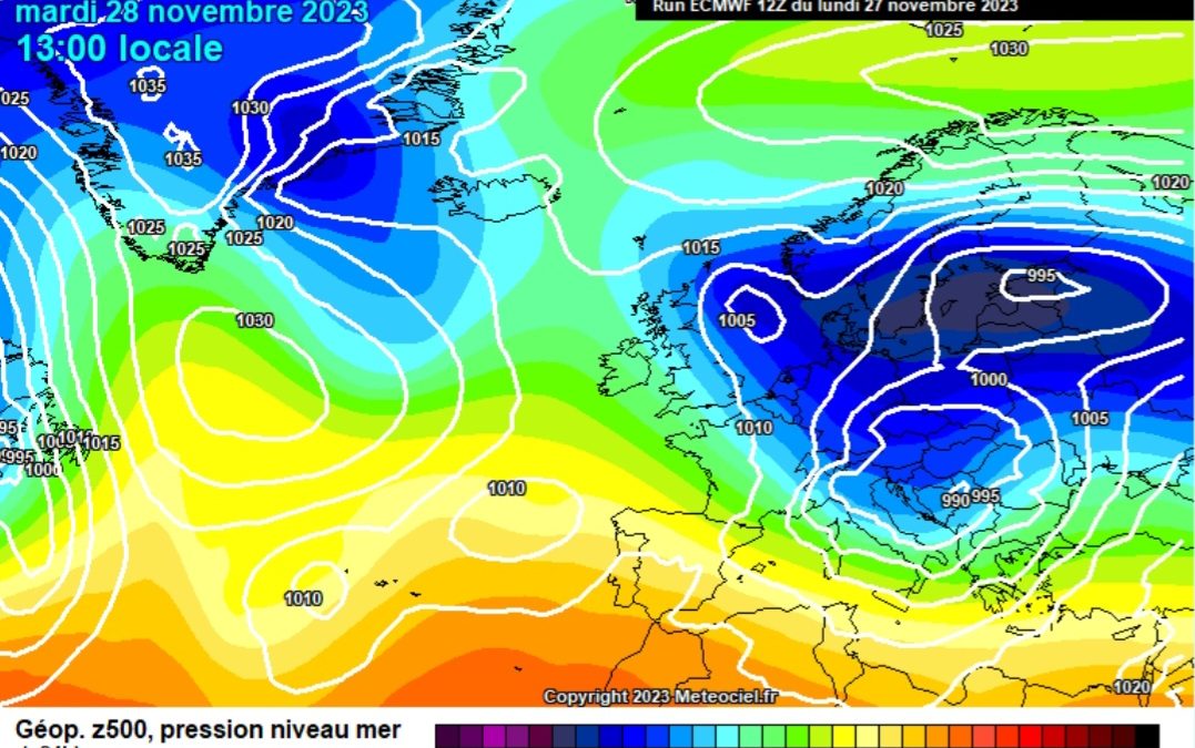 Previsione per martedì 28 novembre
