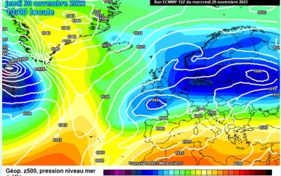 Previsione per giovedì 30 novembre