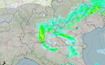 Situazione live con qualche temporale al Nord