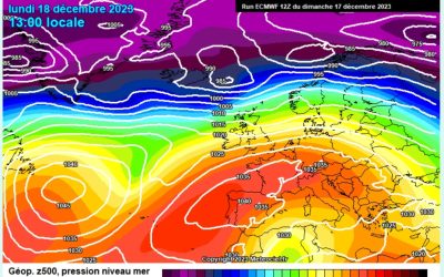 Previsione per lunedì 18 dicembre