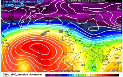 Previsione per mercoledì 20 dicembre
