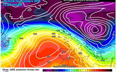 Previsione per venerdì 22 dicembre