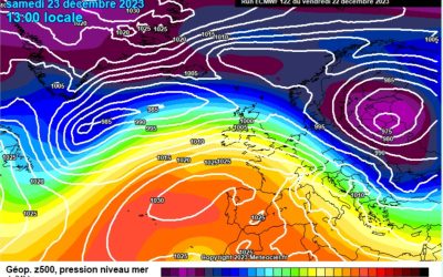 Previsione per sabato 23 dicembre