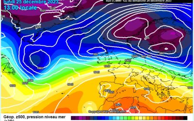 Previsione per lunedì 25 dicembre