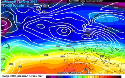 Previsione per mercoledì 3 gennaio