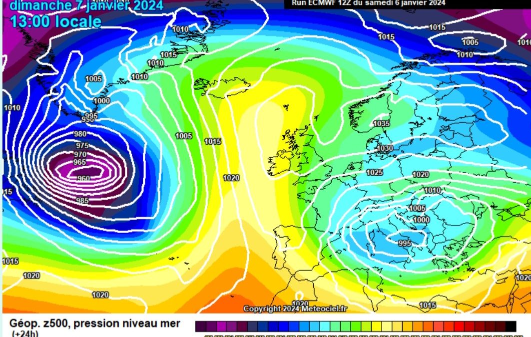Previsione per domenica 7 gennaio