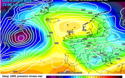 Previsione per lunedì 8 gennaio
