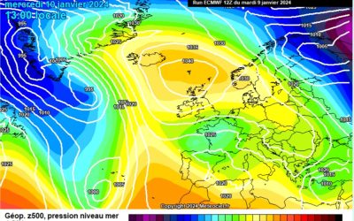 Previsione per mercoledì 10 gennaio