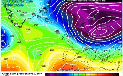 Previsione per lunedì 15 gennaio