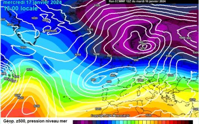 Previsione per mercoledì 17 gennaio