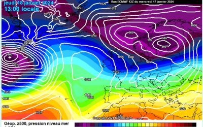 Previsione per giovedì 18 gennaio